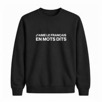 Sweatshirt Mots Dits