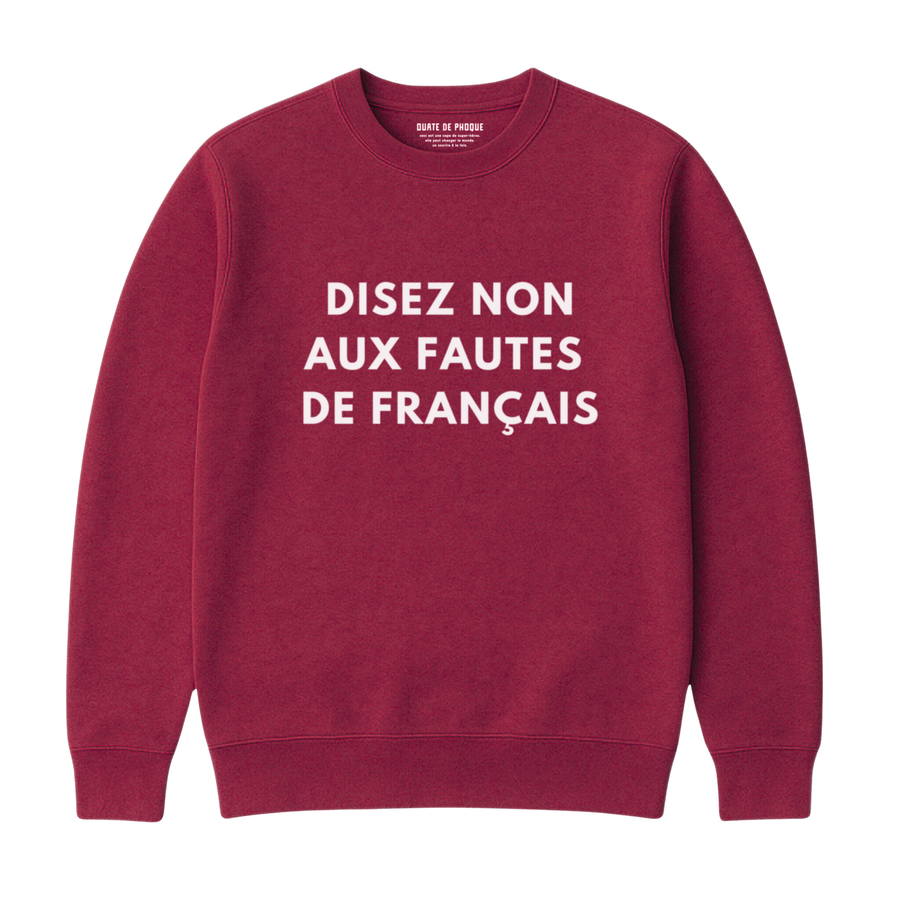 Sweatshirt Fautes