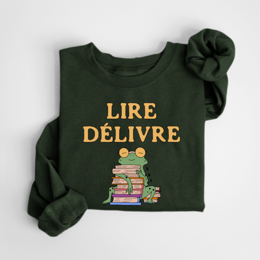 SWEATSHIRT LIRE DÉLIVRE