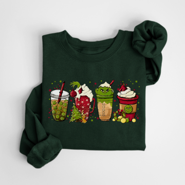 SWEATSHIRT LATTE GRINCH