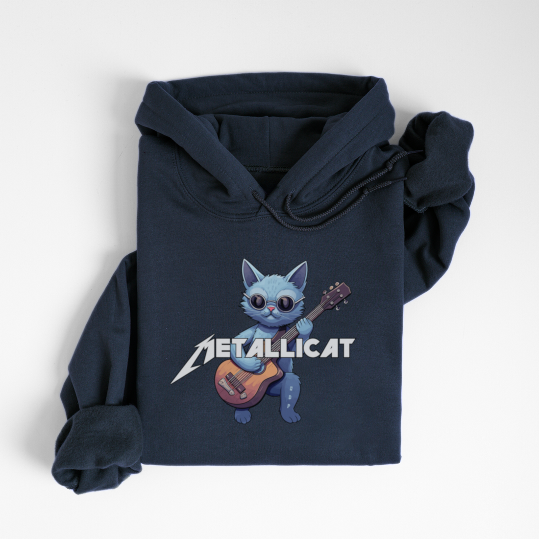 HOODIE METALLICAT - MARINE