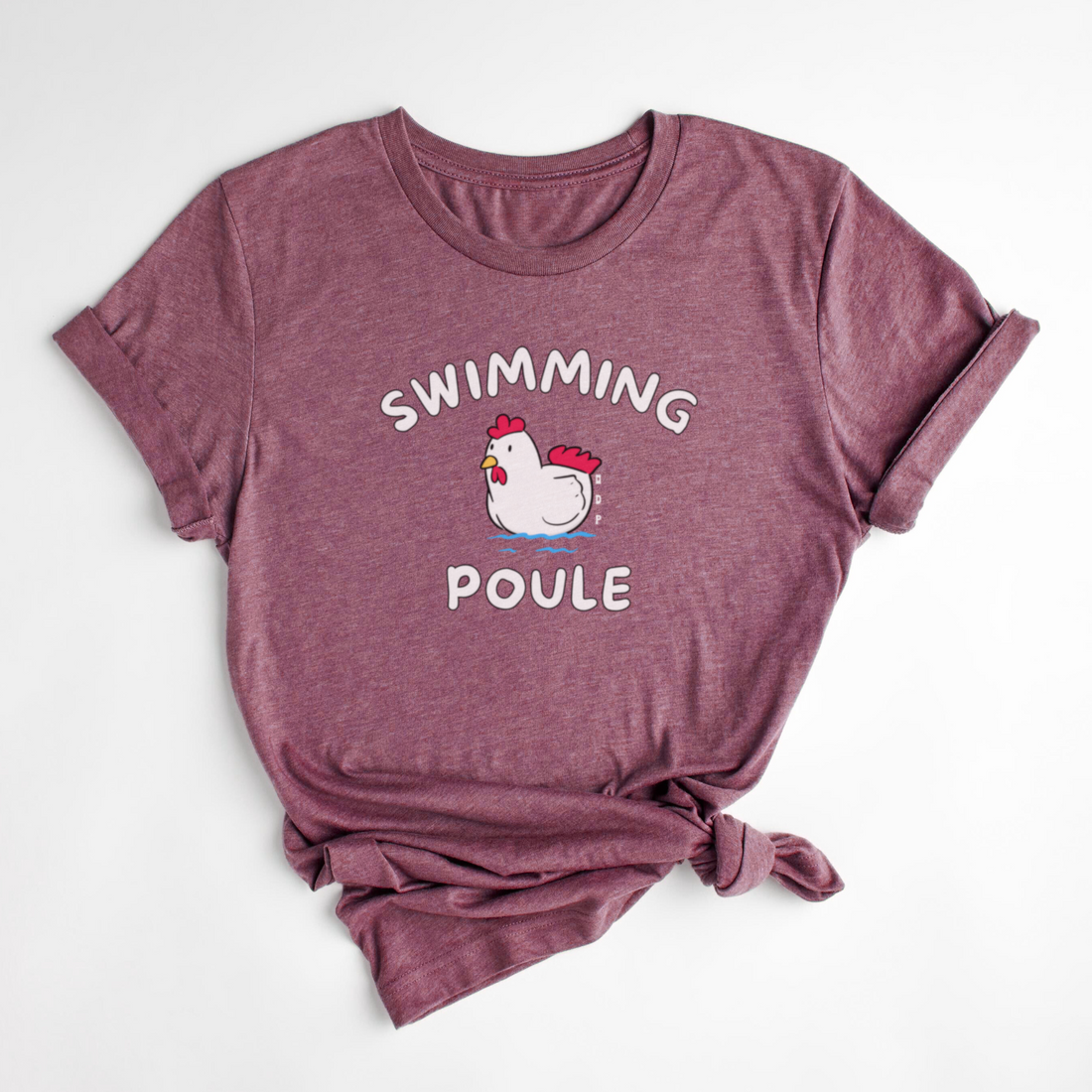 SWIMMING HEN T-SHIRT