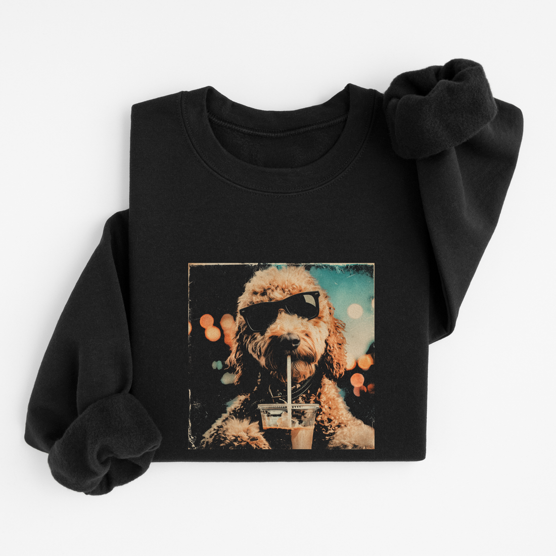 Sweatshirt Chien Café Glacé