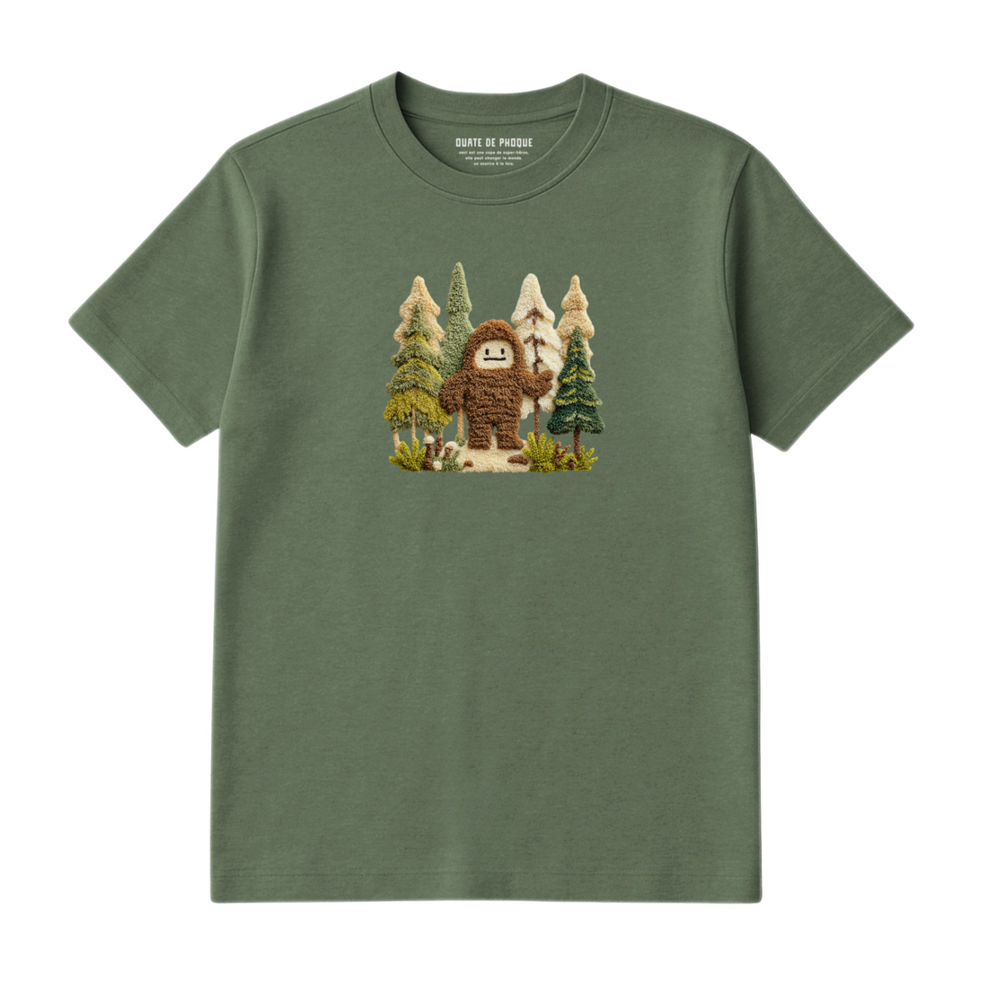 T-Shirt Sasquatch Effet Patch