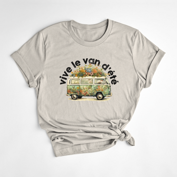 T-SHIRT VAN D'ÉTÉ - AMANDE