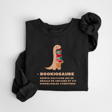 SWEATSHIRT BOOKIOSAURE - NOIR