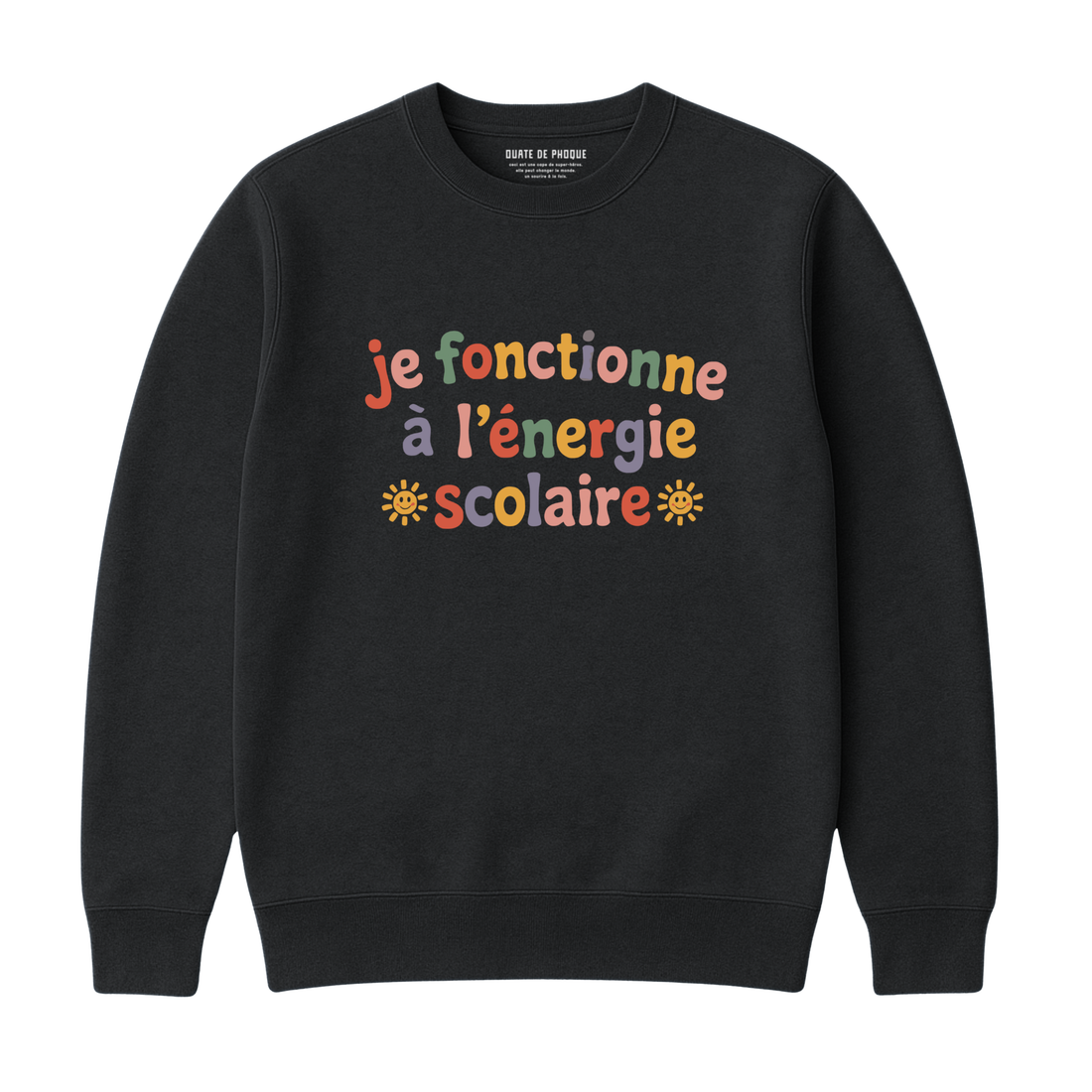Sweatshirt Énergie Scolaire