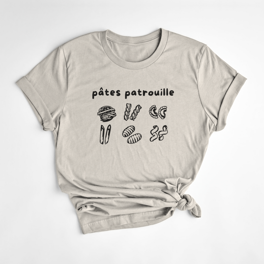 T-SHIRT PÂTES PATROUILLE - AMANDE