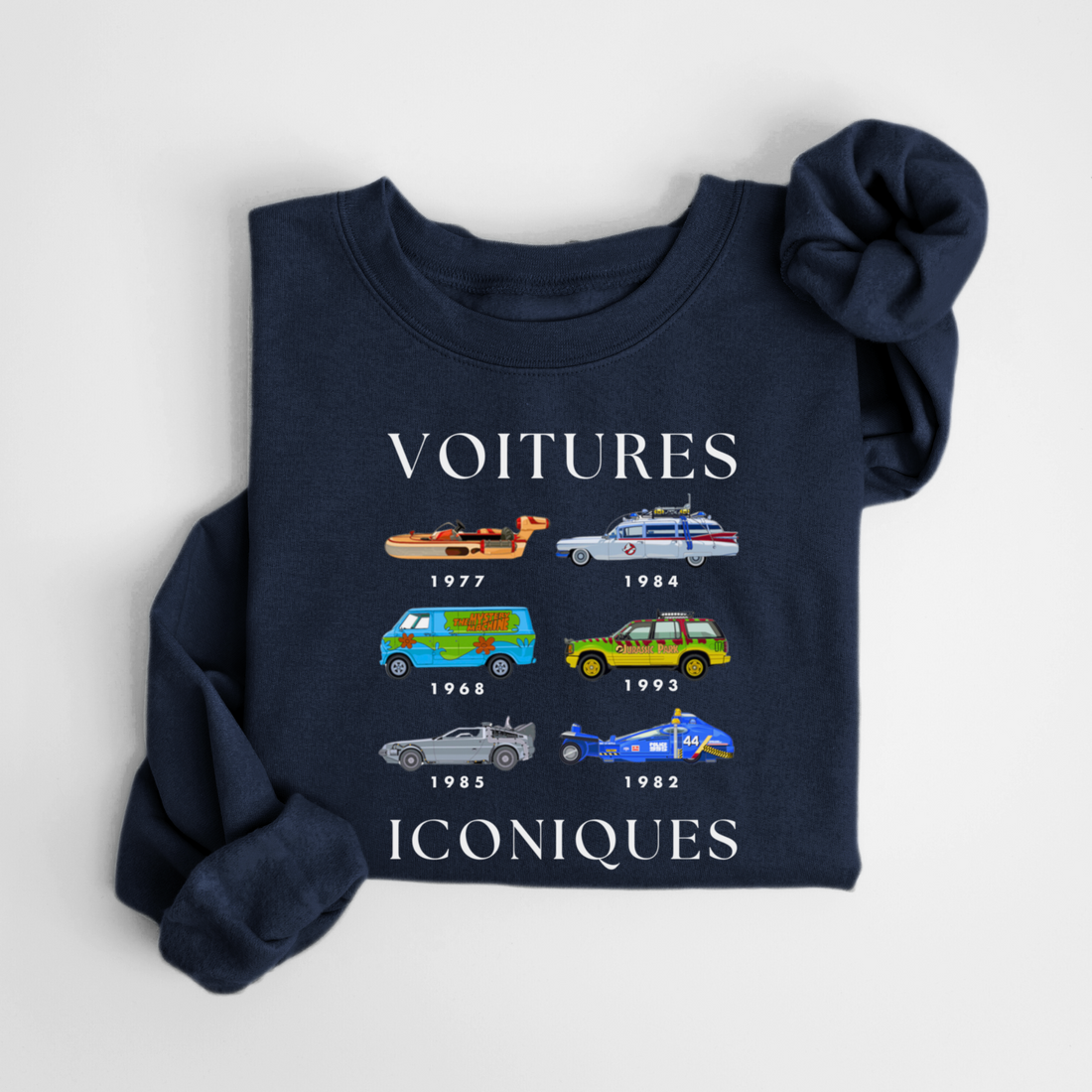 SWEATSHIRT VOITURES ICONIQUES
