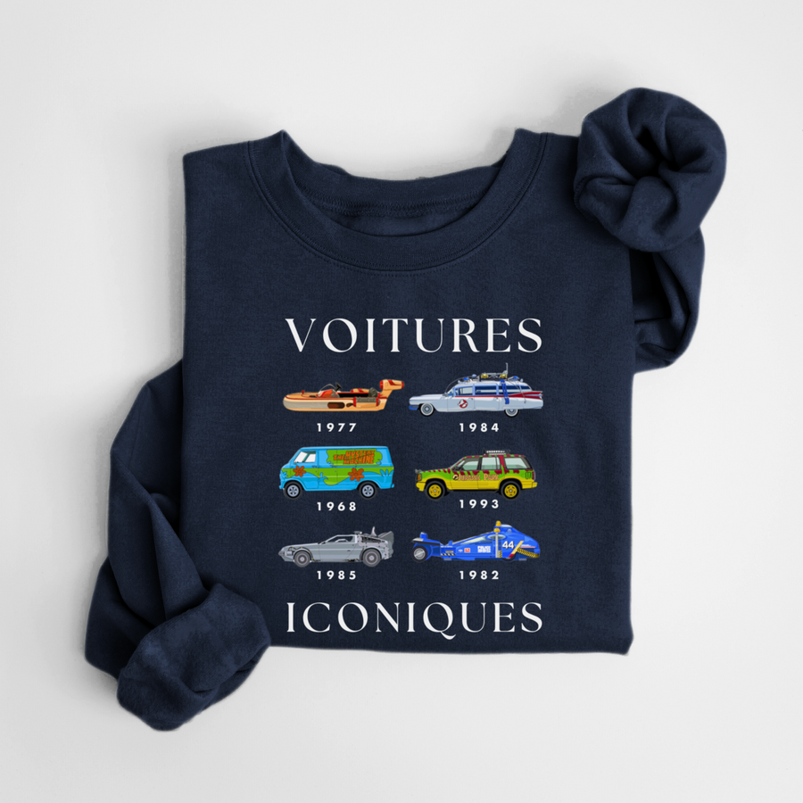 SWEATSHIRT VOITURES ICONIQUES
