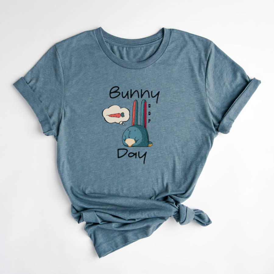 T-SHIRT BUNNY DAY - ARDOISE