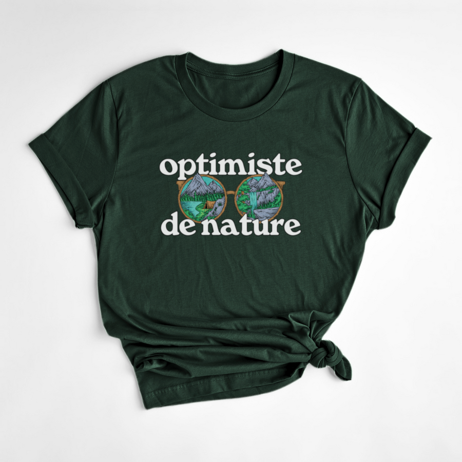 T-SHIRT OPTIMISTE DE NATURE - FORÊT