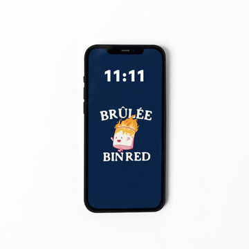 FOND D'ÉCRAN BRÛLÉE BIN RED
