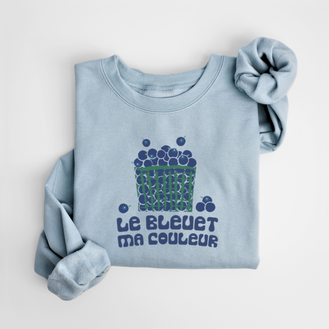 SWEATSHIRT BLEUET - PASTEL