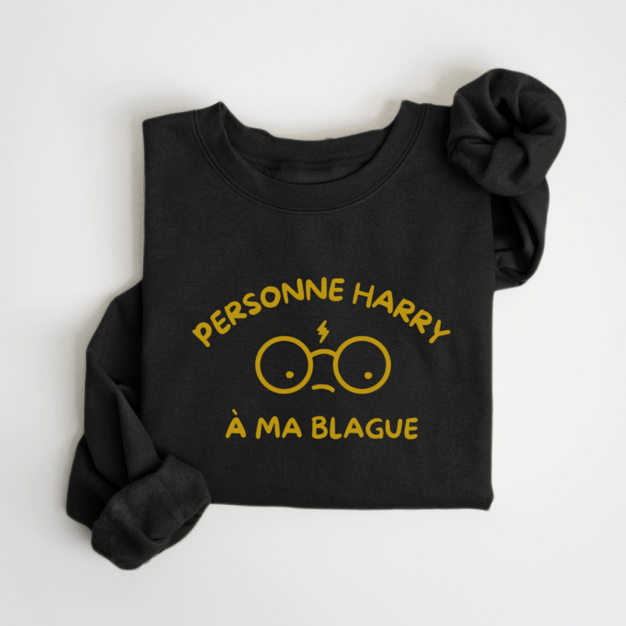 SWEATSHIRT PERSONNE HARRY - NOIR