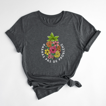 T-SHIRT ANANAS PROBLÈME - CORBEAU