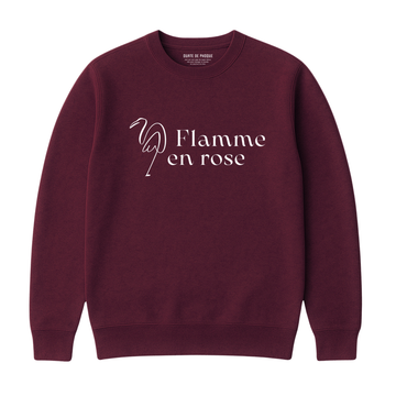 Sweatshirt Flamme En Rose