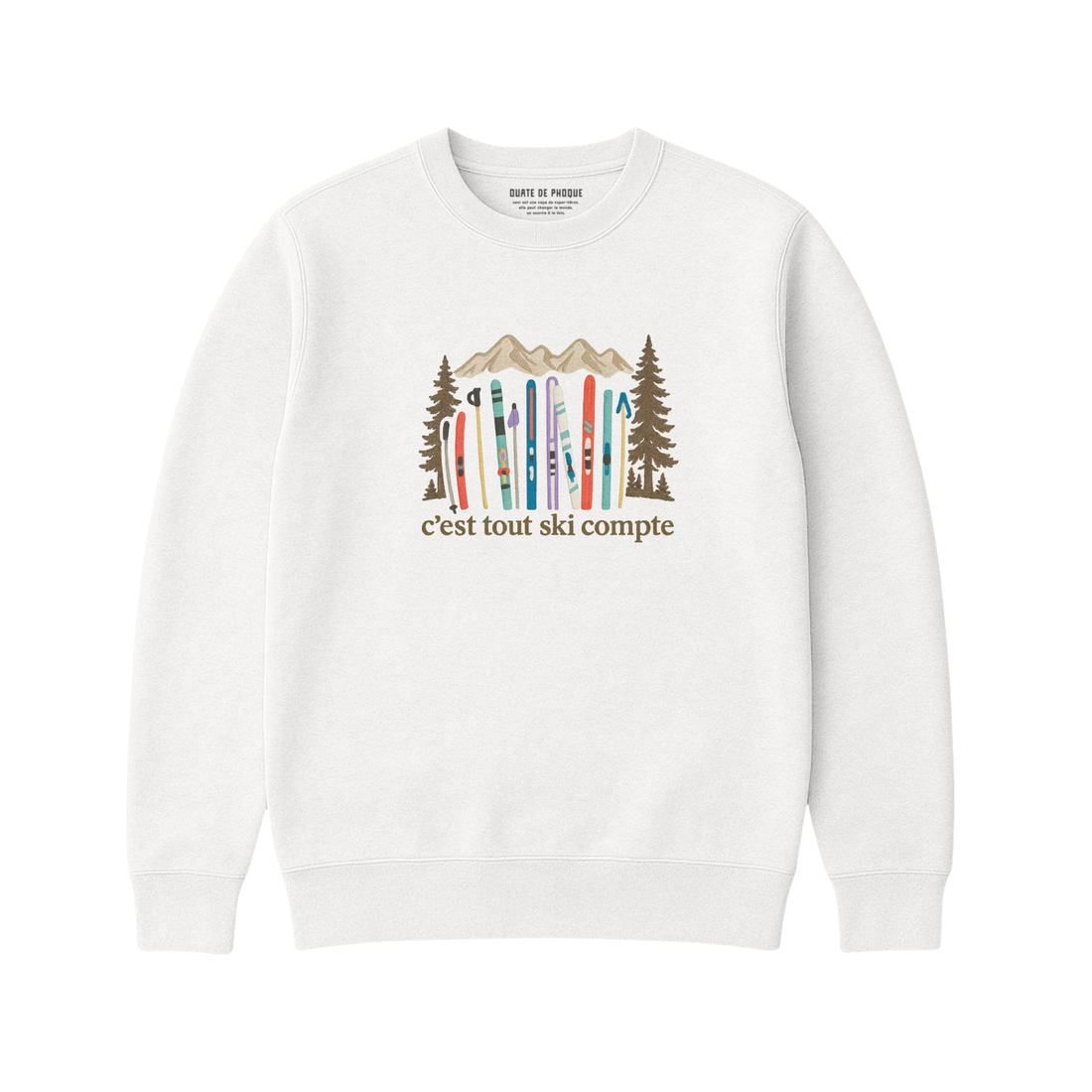 Sweatshirt Ski Compte - Enfant