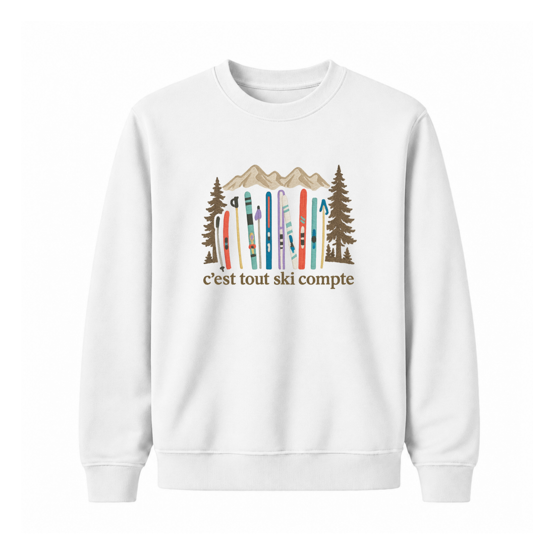 Sweatshirt Ski Compte - Enfant