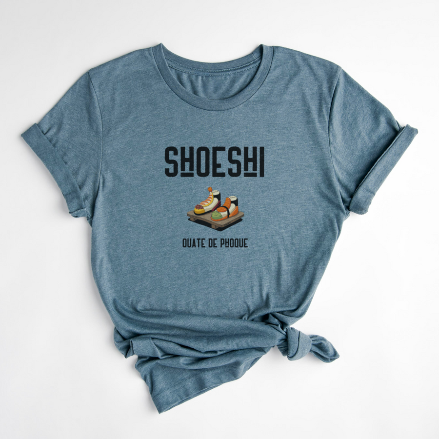 T-SHIRT SHOESHI - ARDOISE