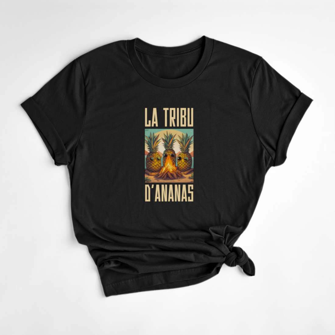 T-SHIRT TRIBU - NOIR