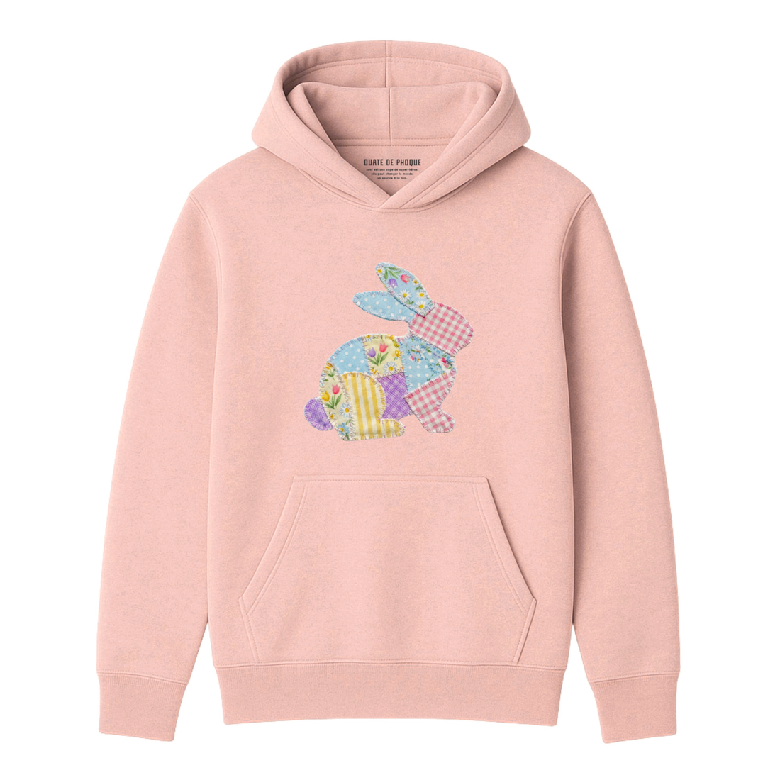 Hoodie Lapin Effet Patch