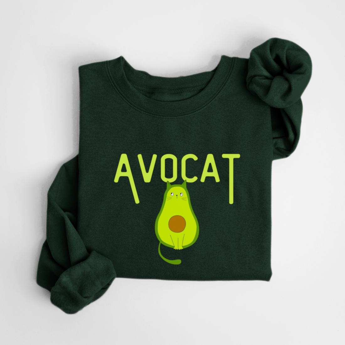 SWEATSHIRT AVOCAT - FORÊT