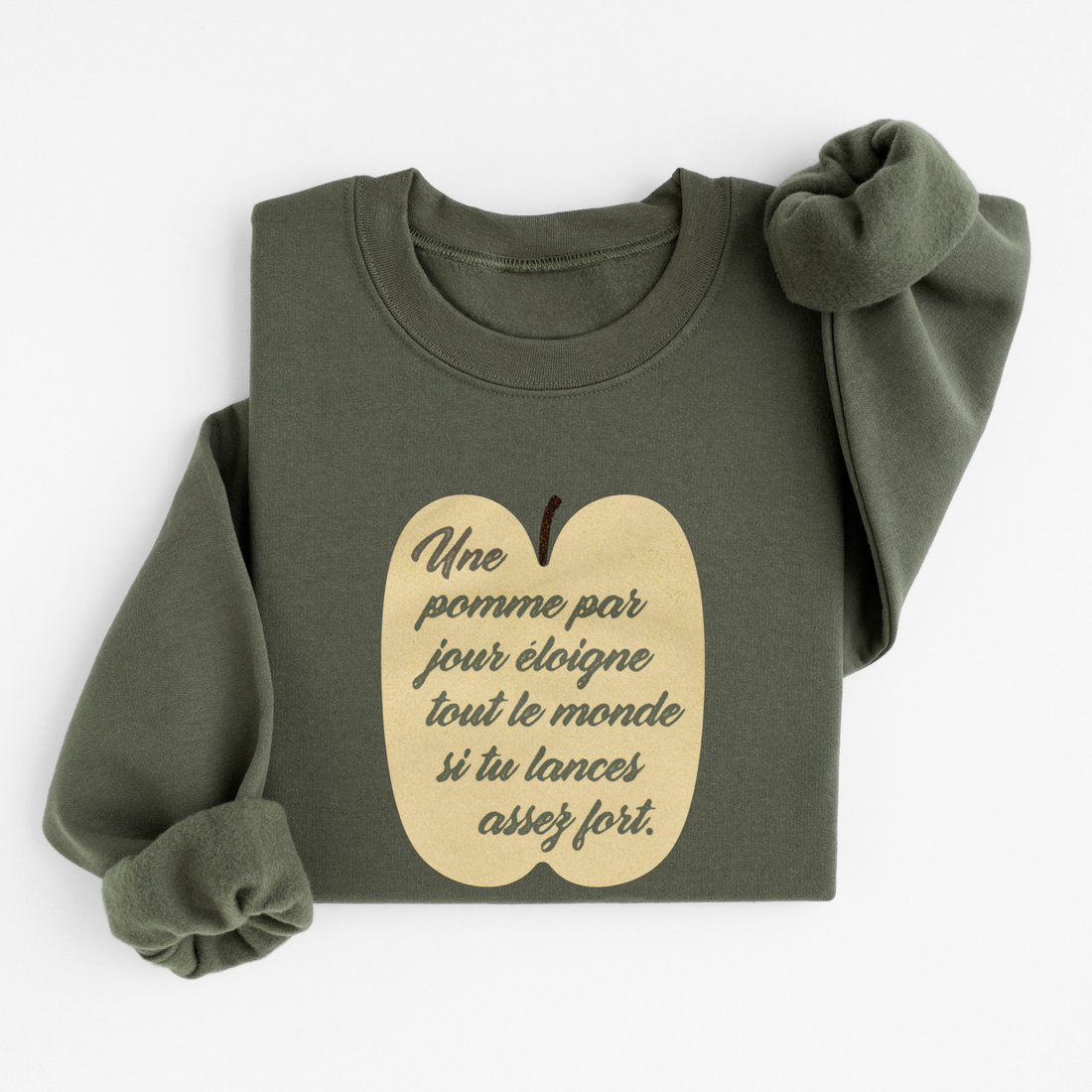 Sweatshirt Une Pomme Par Jour
