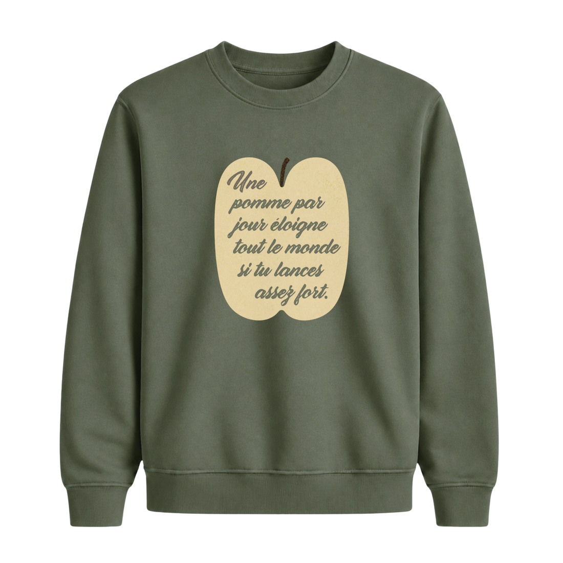 Sweatshirt Une Pomme Par Jour