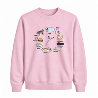 Sweatshirt Chat Horloge